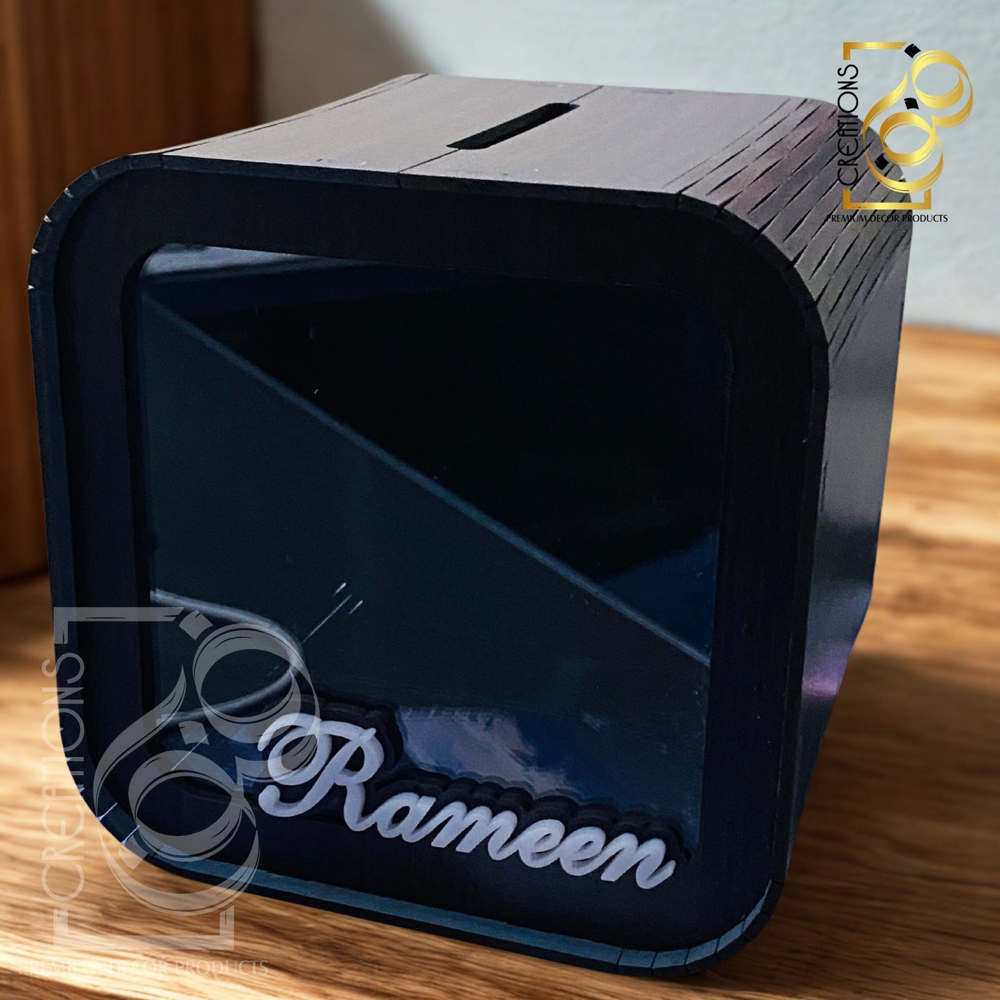 MDF New Saving Box with Customize Name