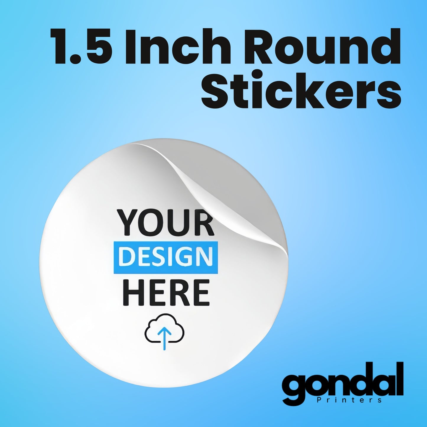 1.5 Inch Round Stickers
