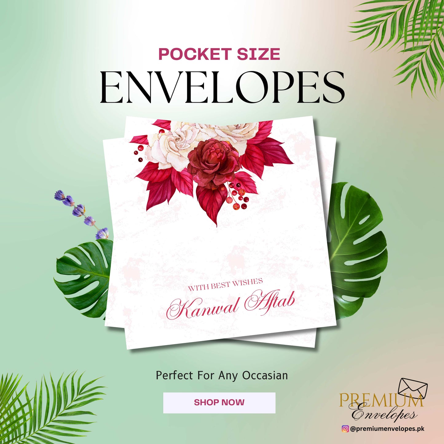 Premium Pocket Size Cash Envelopes Article 010