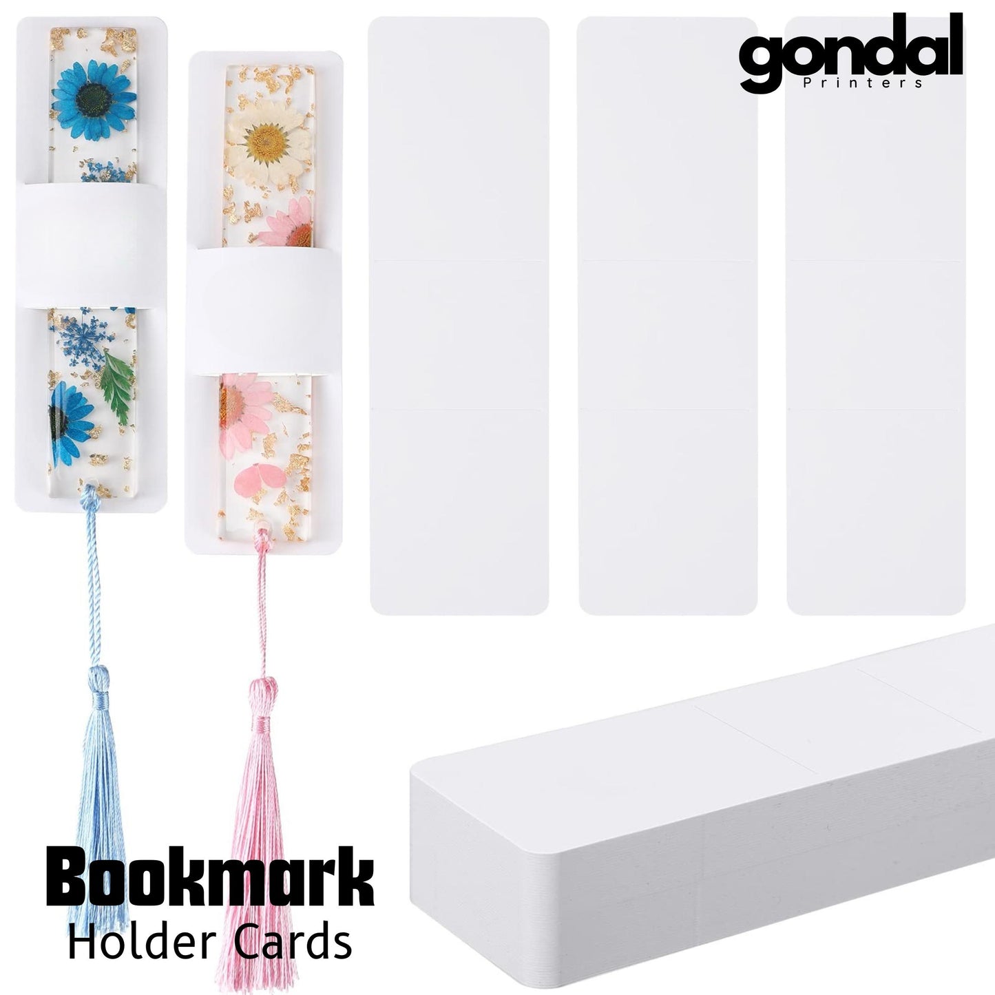 Resin Bookmark Holder Cards