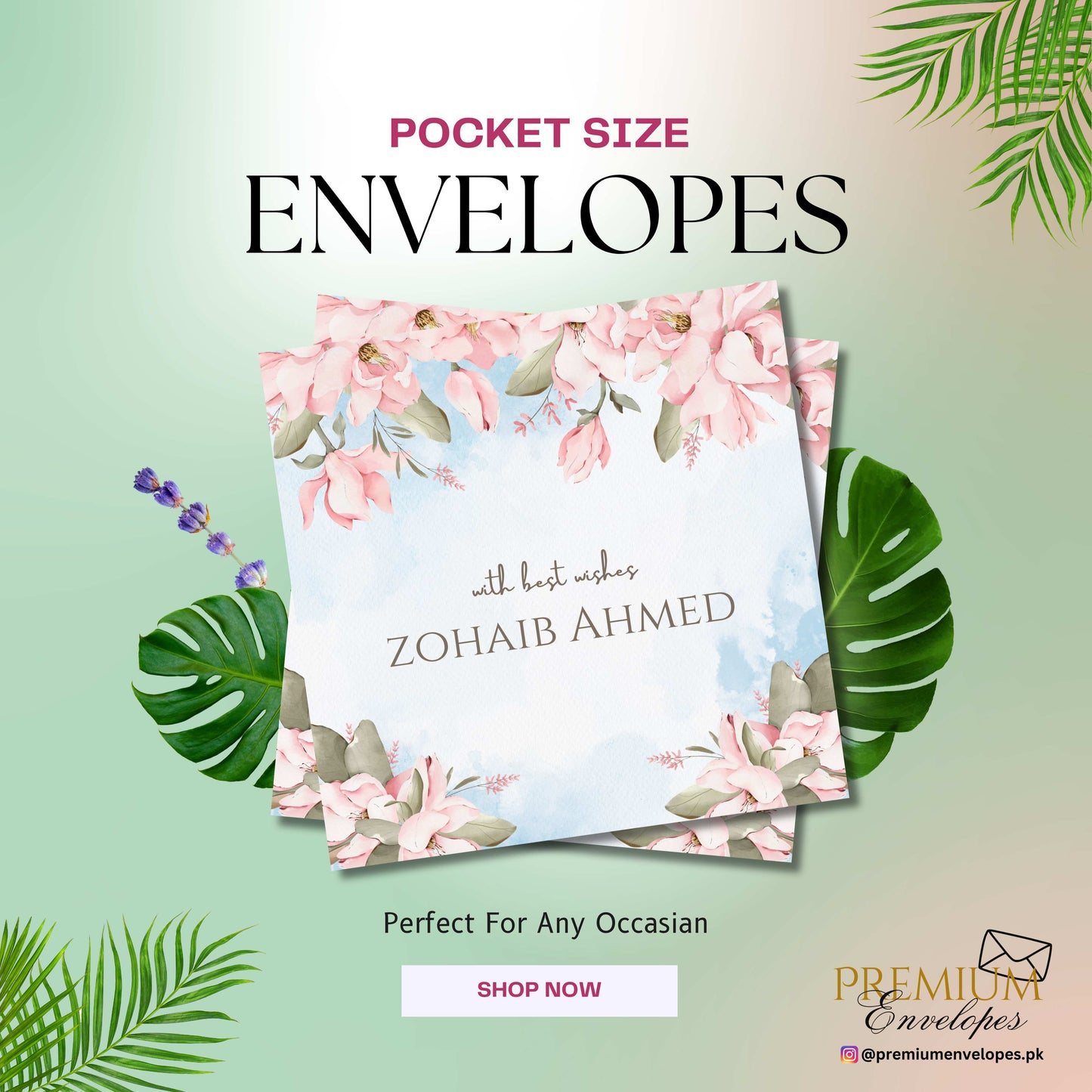 Premium Pocket Size Cash Envelopes Article 012