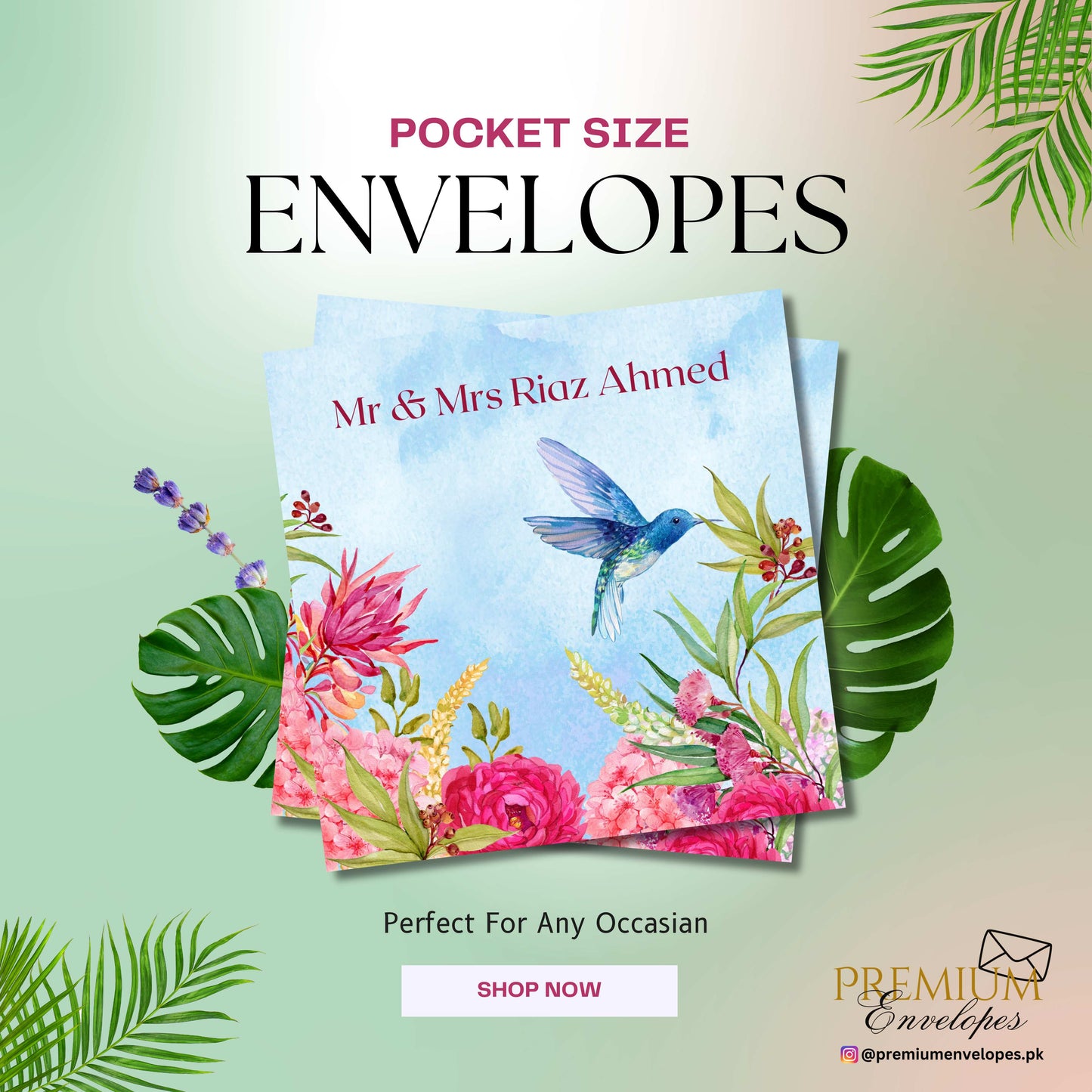 Premium Pocket Size Cash Envelopes Article 001