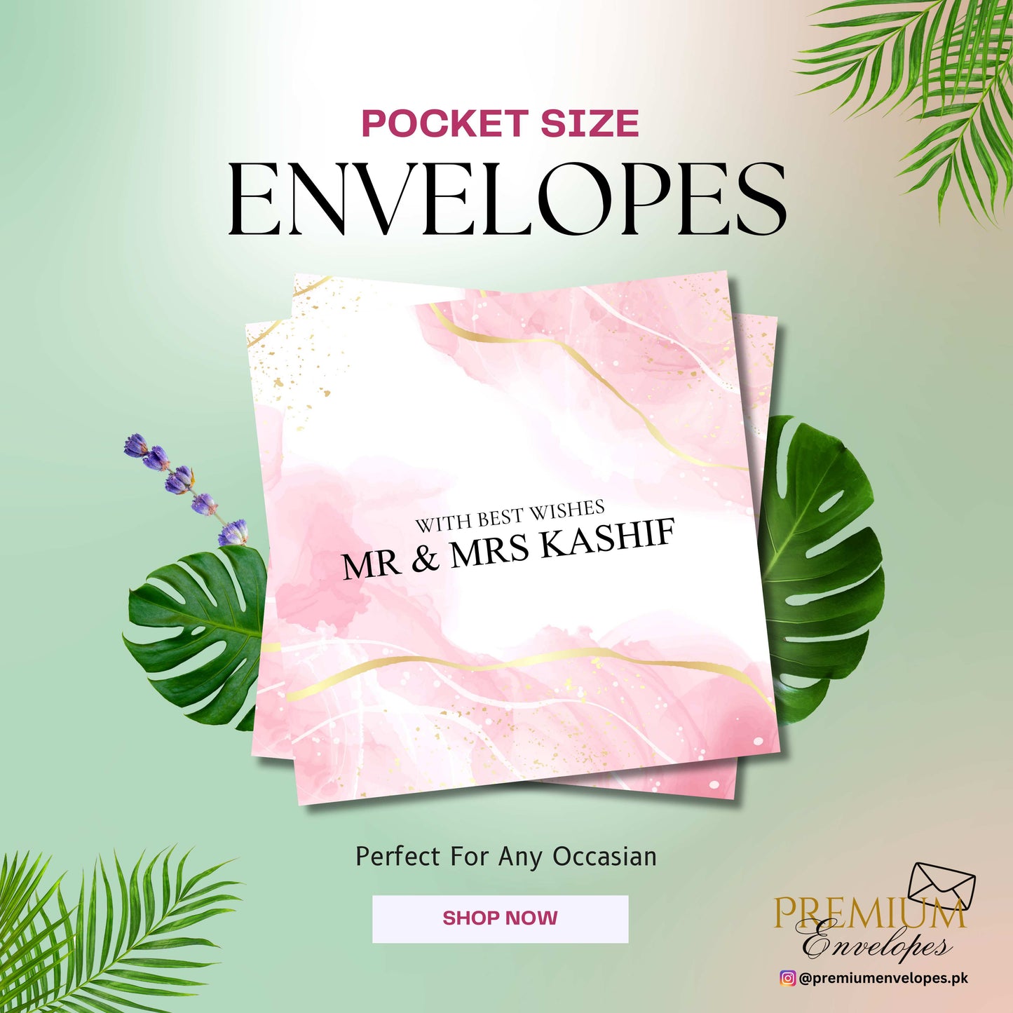 Premium Pocket Size Cash Envelopes Article 004