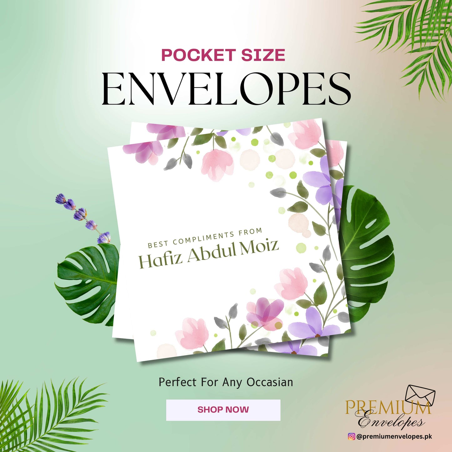 Premium Pocket Size Cash Envelopes Article 008