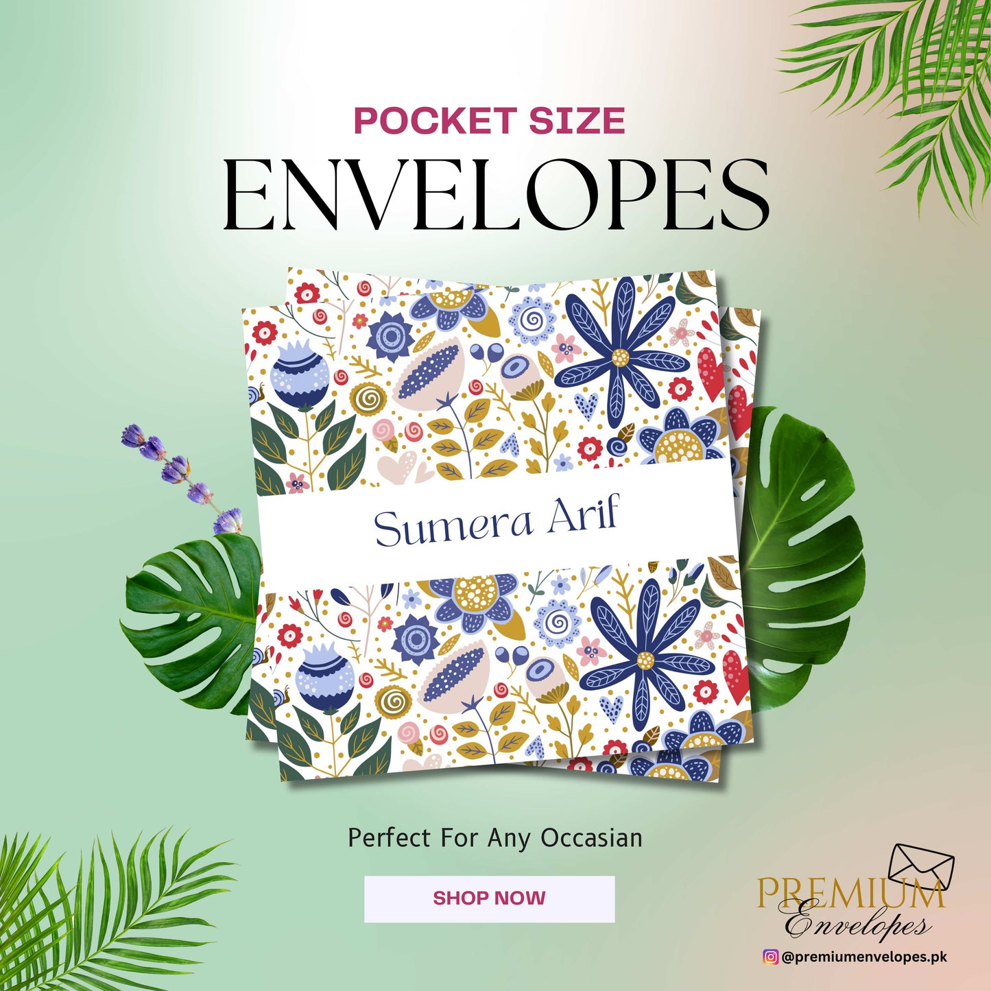 Premium Pocket Size Cash Envelopes Article 018