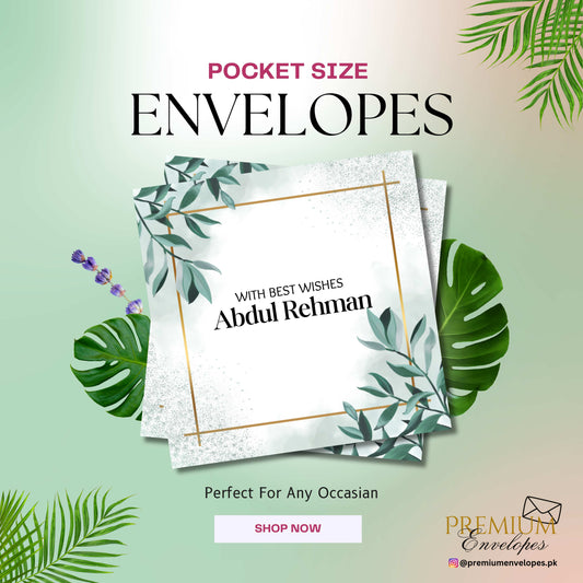 Premium Pocket Size Cash Envelopes Article 019