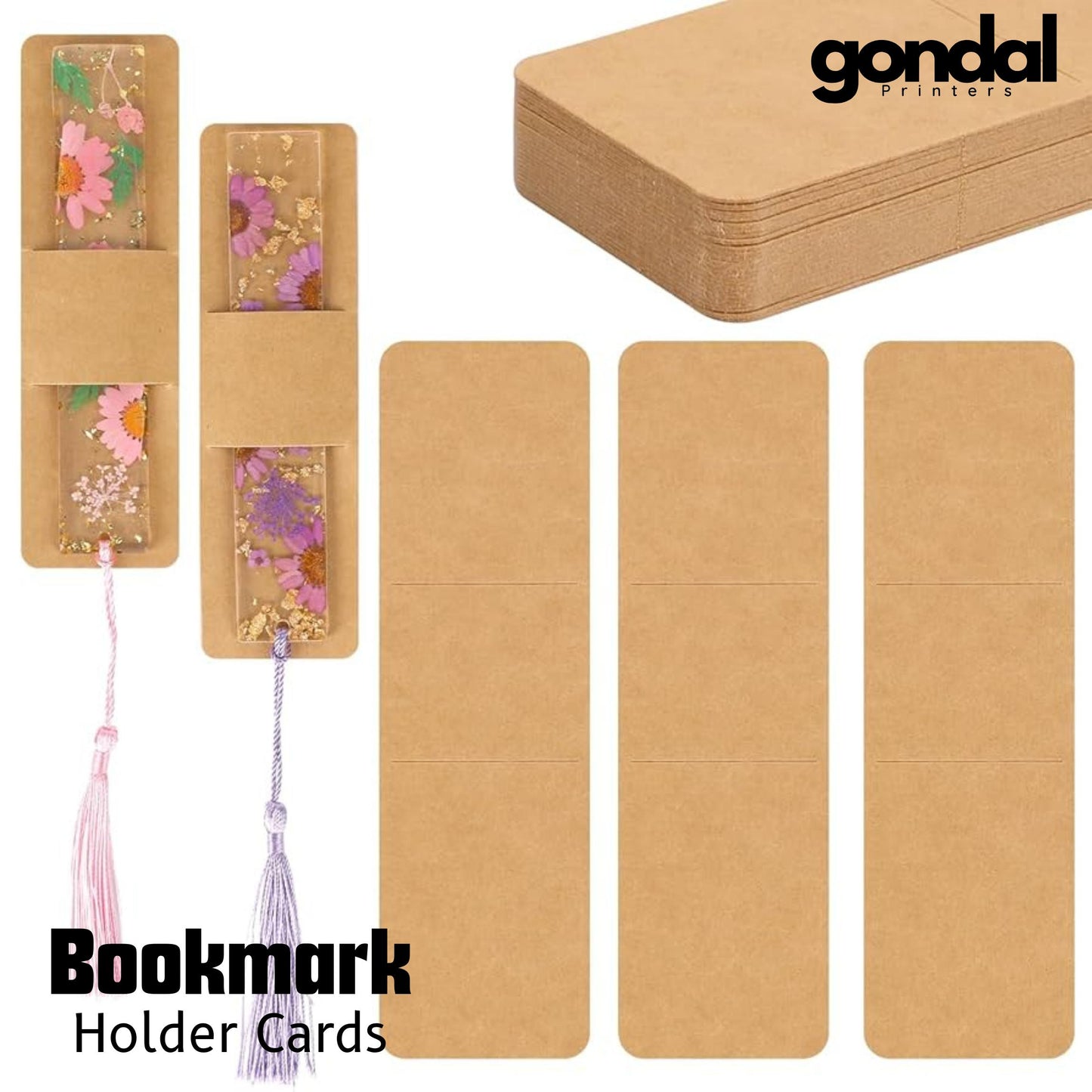 Resin Bookmark Holder Cards