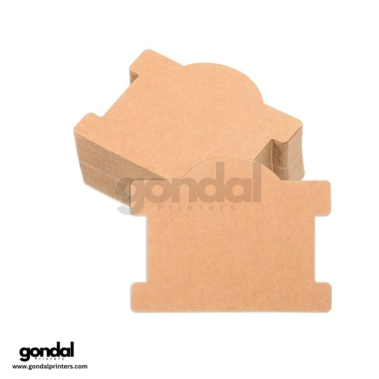 Bracelet Display Cards Holder (3.7x3 in, Brown)