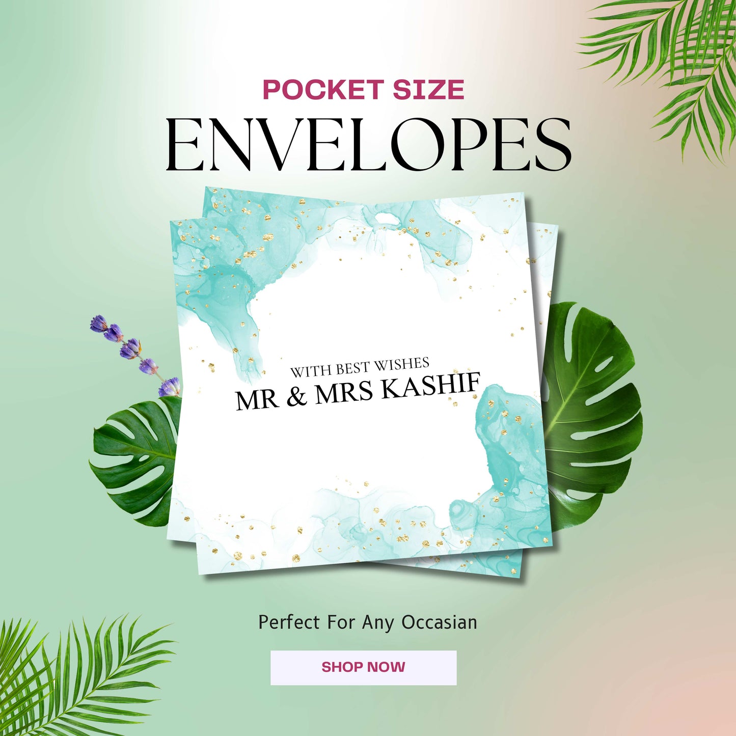 Premium Pocket Size Cash Envelopes Article 003