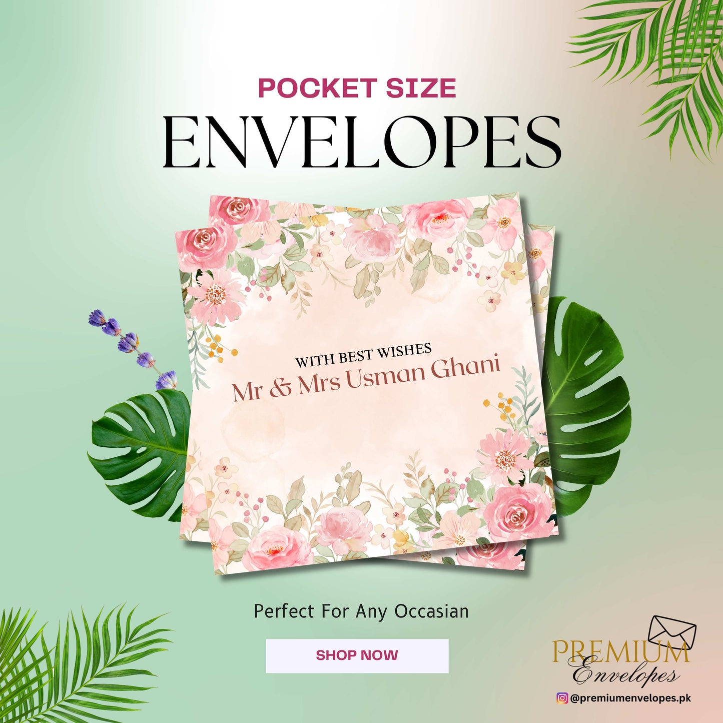 Premium Pocket Size Cash Envelopes Article 022