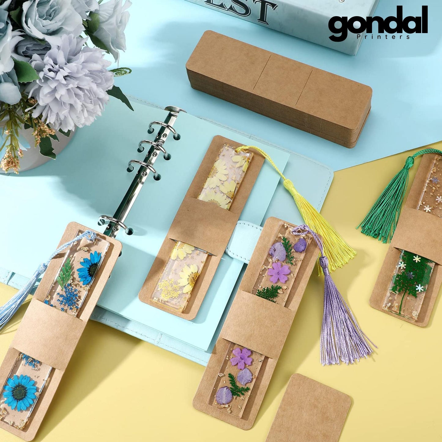 Resin Bookmark Holder Cards