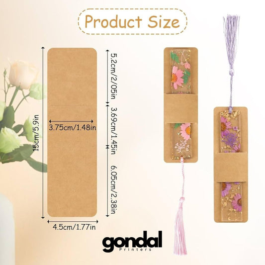 Resin Bookmark Holder Cards