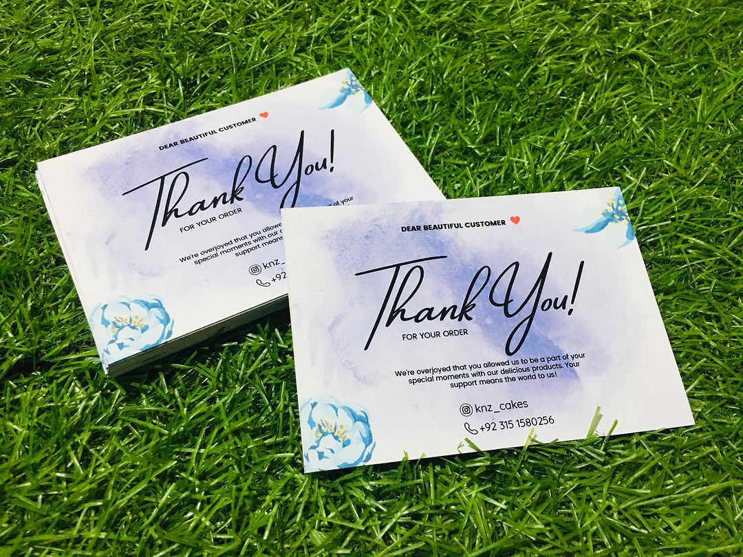 Thank You Cards Printing