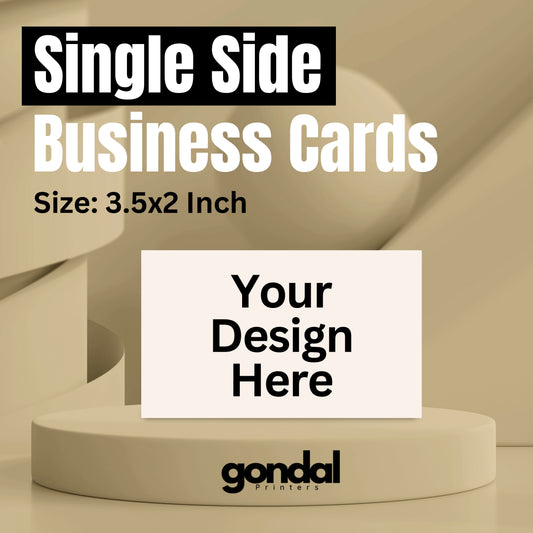 Single Side Business Cards