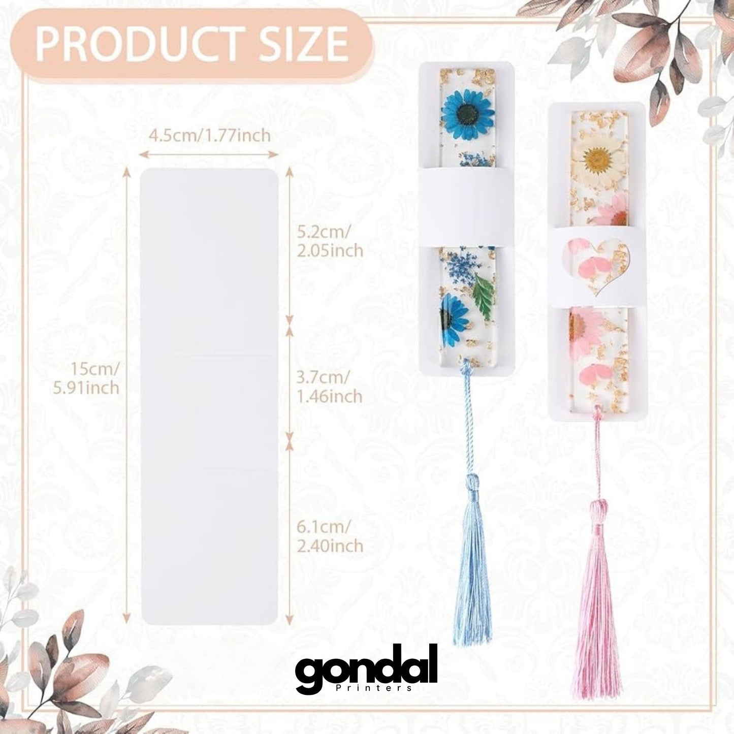 Resin Bookmark Holder Cards