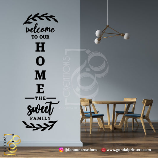 Welcome Home Acrylic Wall Decor