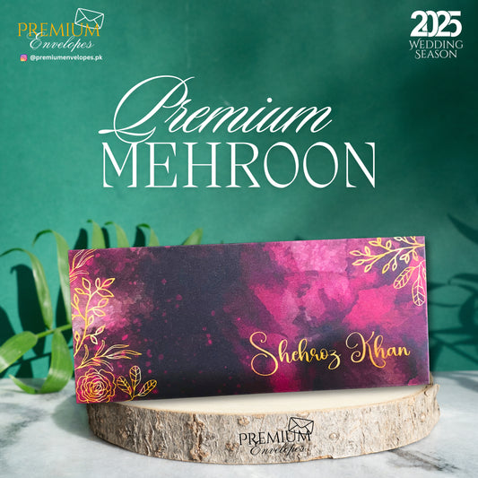 Premium Mehroon Cash Envelopes High Quality