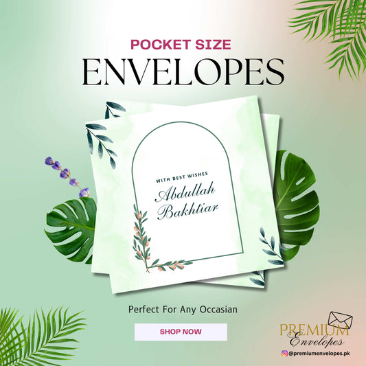 Premium Pocket Size Cash Envelopes Article 021
