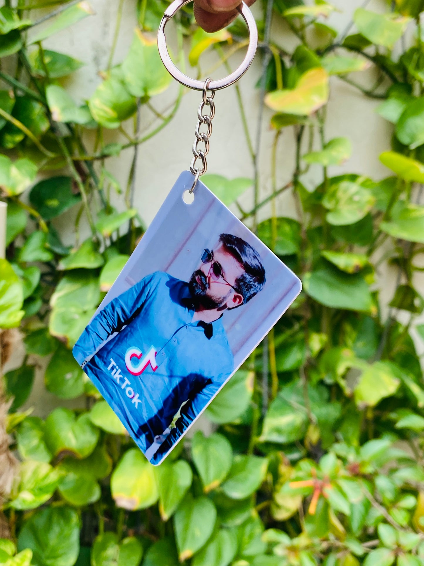 Social Card Keychain