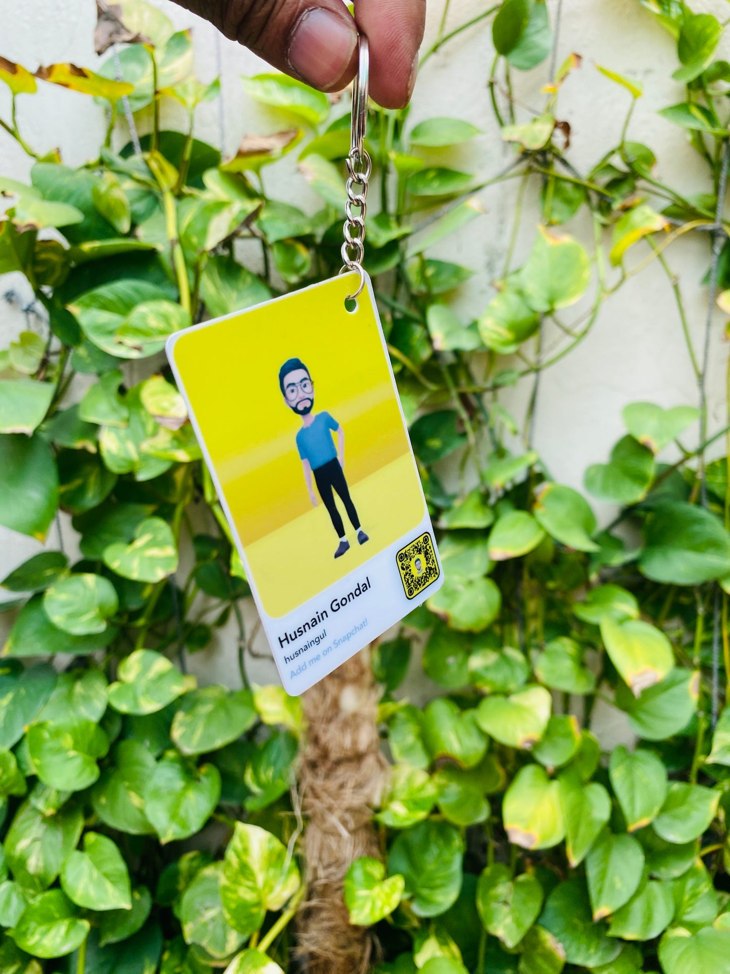 Social Card Keychain