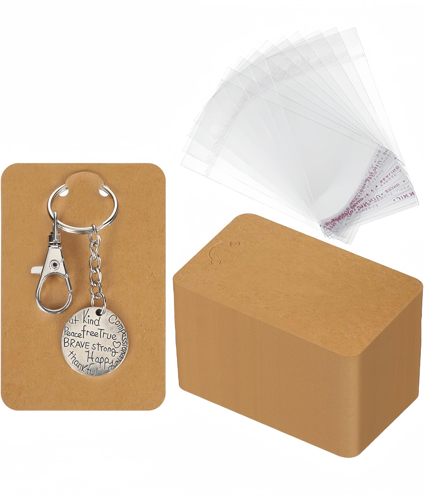 Blank Keychain Cards For Keyrings