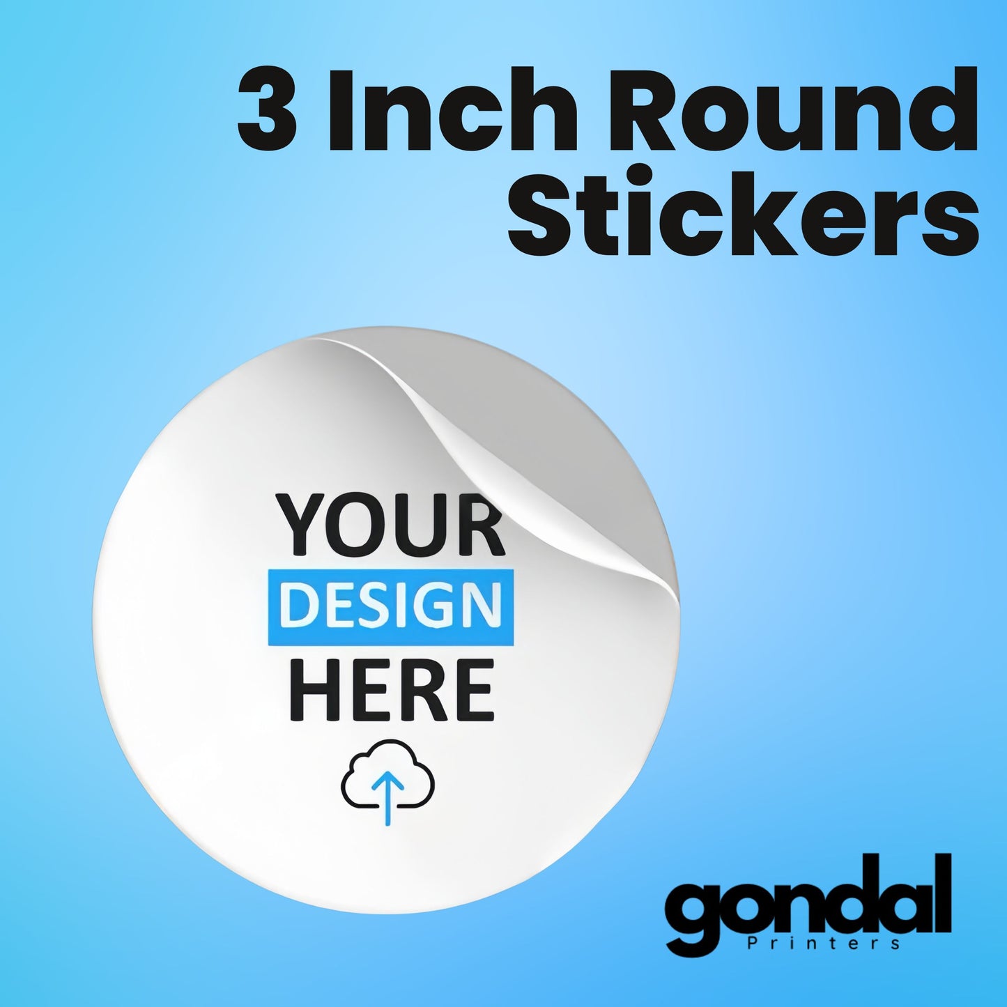 3 Inch Round Stickers