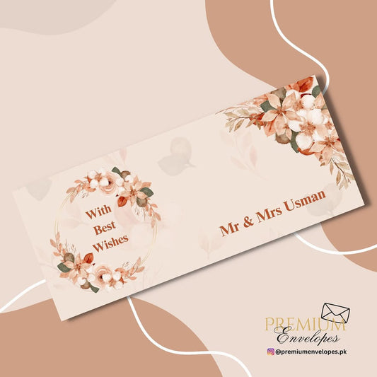 Cash Envelopes Premium Autumn Flowers