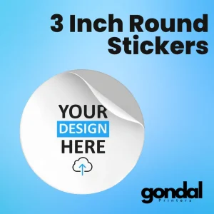 3 Inch Round Stickers